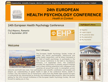 Tablet Screenshot of ehps-cluj2010.psychology.ro