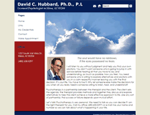 Tablet Screenshot of dhubbard.psychology.com